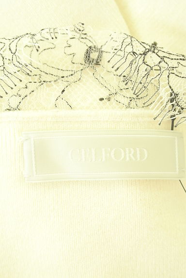 CELFORD（セルフォード）の古着「レースボートネックハイゲージニット（ニット）」大画像６へ