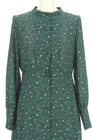 earth music&ecology（アースミュージック＆エコロジー）の古着「バックオープンロングシャツワンピース（ワンピース・チュニック）」大画像４へ