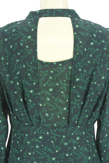 earth music&ecology（アースミュージック＆エコロジー）の古着「バックオープンロングシャツワンピース（ワンピース・チュニック）」大画像５へ