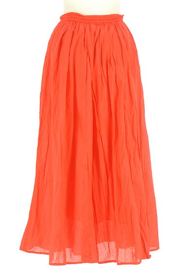 earth music&ecology（アースミュージック＆エコロジー）の古着「ギャザーロングスカート（ロングスカート・マキシスカート）」大画像２へ