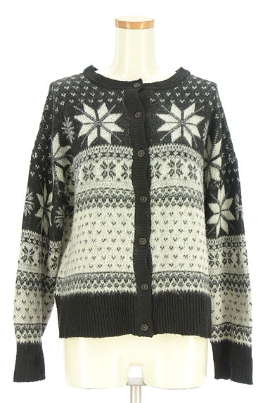 Samansa Mos2（サマンサモスモス）の古着「ノルディックニットカーディガン（カーディガン・ボレロ）」大画像１へ