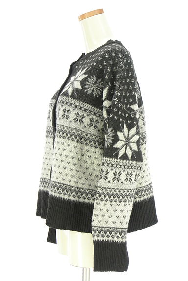 Samansa Mos2（サマンサモスモス）の古着「ノルディックニットカーディガン（カーディガン・ボレロ）」大画像３へ
