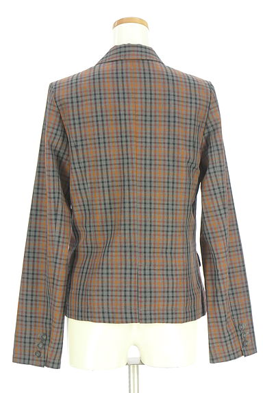 Ungrid（アングリッド）の古着「チェック柄ショートジャケット（ジャケット）」大画像２へ