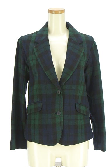 Ungrid（アングリッド）の古着「チェック柄ウールテーラードジャケット（ジャケット）」大画像１へ