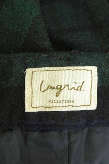 Ungrid（アングリッド）の古着「ウール混チェック柄テーパードパンツ（パンツ）」大画像６へ