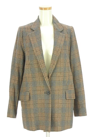 Ungrid（アングリッド）の古着「チェック柄ミドルテーラードジャケット（ジャケット）」大画像１へ
