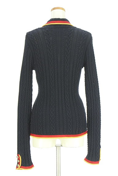 LagunaMoon（ラグナムーン）の古着「配色ケーブルニットカーディガン（カーディガン・ボレロ）」大画像２へ