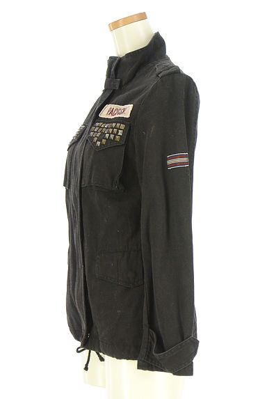 Ungrid（アングリッド）の古着「スタッズ付きミリタリージャケット（ブルゾン・スタジャン）」大画像３へ