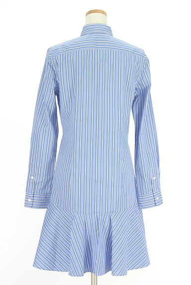 POLO RALPH LAUREN（ポロラルフローレン）の古着「チェック柄膝丈シャツワンピース（ワンピース・チュニック）」大画像２へ