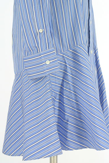 POLO RALPH LAUREN（ポロラルフローレン）の古着「チェック柄膝丈シャツワンピース（ワンピース・チュニック）」大画像５へ