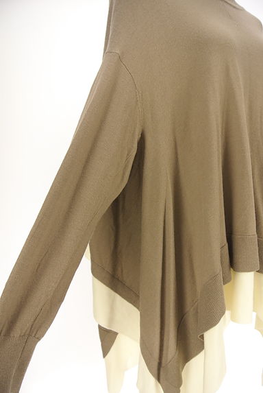 LAUTREAMONT（ロートレアモン）の古着「レイヤード風フレアタートルニット（ニット）」大画像４へ