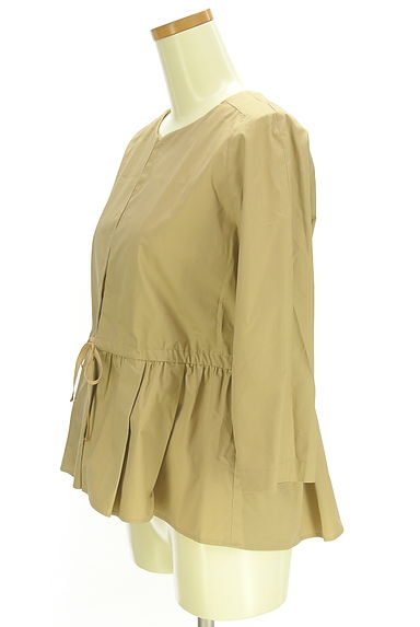 BEAUTY&YOUTH（ビューティ＆ユース）の古着「ノーカラーペプラムジャケット（ジャケット）」大画像３へ