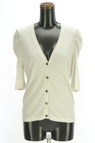 BURBERRY（バーバリー）の古着「パフスリーブニットカーディガン（カーディガン・ボレロ）」大画像１へ