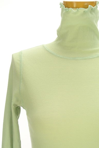 URBAN RESEARCH DOORS（アーバンリサーチドアーズ）の古着「メロウフリルタートルネックシアーカットソー（ニット）」大画像５へ