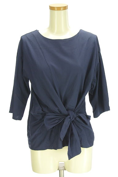 niko and...（ニコ アンド）の古着「ウエストリボン7分袖カットソー（カットソー・プルオーバー）」大画像１へ