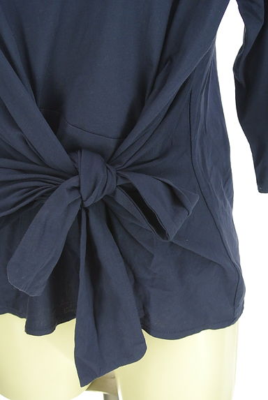 niko and...（ニコ アンド）の古着「ウエストリボン7分袖カットソー（カットソー・プルオーバー）」大画像５へ