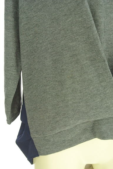 NATURAL BEAUTY BASIC（ナチュラルビューティベーシック）の古着「バックシフォンタックニット（ニット）」大画像５へ