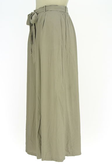 Samansa Mos2（サマンサモスモス）の古着「Samansa Mos2 blue ベルト付きスカンツ（パンツ）」大画像３へ