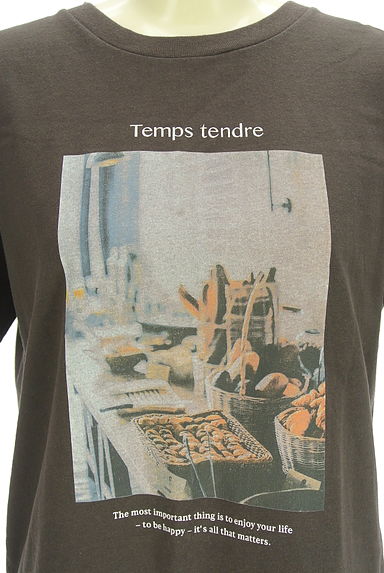 Samansa Mos2（サマンサモスモス）の古着「ピクチャープリントTシャツ（Ｔシャツ）」大画像４へ