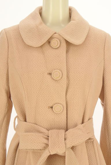 Feroux（フェルゥ）の古着「ベルト付き2WAYロングラメコート（コート）」大画像４へ