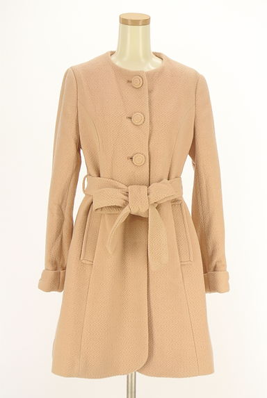 Feroux（フェルゥ）の古着「ベルト付き2WAYロングラメコート（コート）」大画像５へ