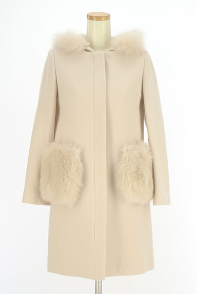 MISCH MASCH（ミッシュマッシュ）の古着「ファー付きウールロングコート（コート）」大画像１へ