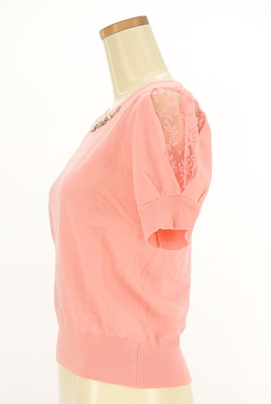 LAISSE PASSE（レッセパッセ）の古着「袖刺繍レース切替ニットトップス（ニット）」大画像３へ