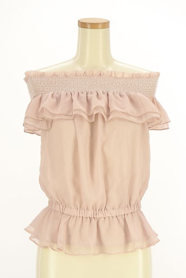 Apuweiser riche（アプワイザーリッシェ）の古着「オフショルダーシフォンカットソー（カットソー・プルオーバー）」大画像１へ