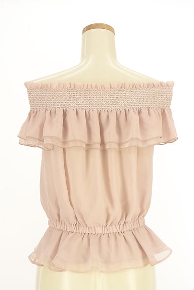 Apuweiser riche（アプワイザーリッシェ）の古着「オフショルダーシフォンカットソー（カットソー・プルオーバー）」大画像２へ