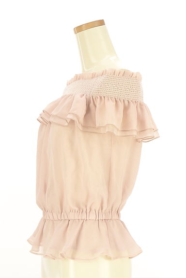 Apuweiser riche（アプワイザーリッシェ）の古着「オフショルダーシフォンカットソー（カットソー・プルオーバー）」大画像３へ