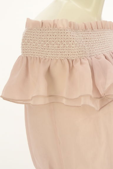 Apuweiser riche（アプワイザーリッシェ）の古着「オフショルダーシフォンカットソー（カットソー・プルオーバー）」大画像４へ