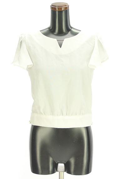 MISCH MASCH（ミッシュマッシュ）の古着「ウエストリボン付きフレアスリーブカットソー（カットソー・プルオーバー）」大画像１へ