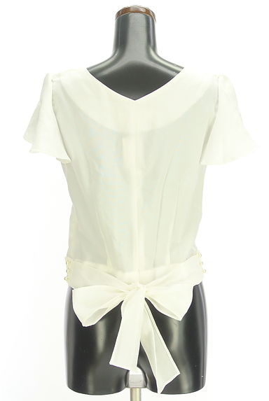 MISCH MASCH（ミッシュマッシュ）の古着「ウエストリボン付きフレアスリーブカットソー（カットソー・プルオーバー）」大画像２へ