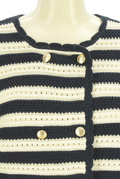 TARA JARMON（タラジャーモン）の古着「コットンニットジャケット（カーディガン・ボレロ）」大画像４へ