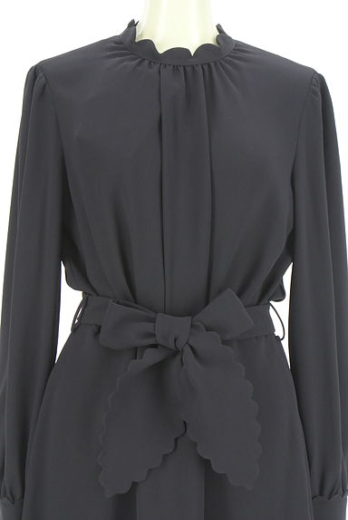 TARA JARMON（タラジャーモン）の古着「スカラップバンドカラーワンピース（ワンピース・チュニック）」大画像４へ