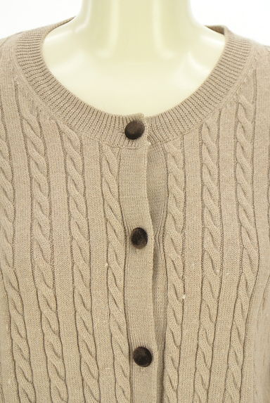 TARA JARMON（タラジャーモン）の古着「ケーブル編みニットカーディガン（カーディガン・ボレロ）」大画像４へ