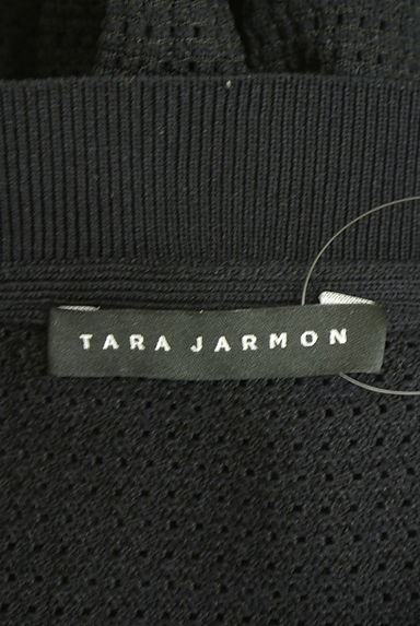 TARA JARMON（タラジャーモン）の古着「透かし編みニットブルゾン（ブルゾン・スタジャン）」大画像６へ