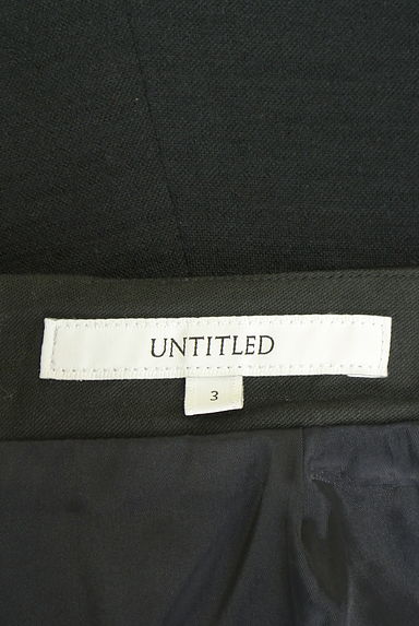 クリックで大画像表示 UNTITLED(アンタイトル)の古着「膝丈ストレッチウールスカート(スカート)」大画像6へ