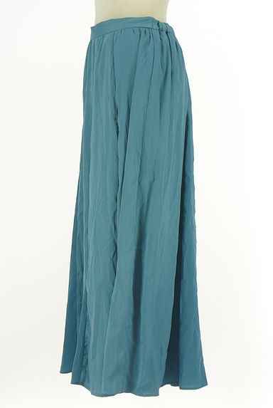 COLLAGE GALLARDAGALANTE（コラージュ ガリャルダガランテ）の古着「異素材切替ロングフレアスカート（ロングスカート・マキシスカート）」大画像３へ