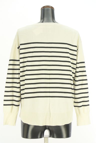 クリックで大画像表示 OPAQUE.CLIP(オペークドットクリップ)の古着「ボートネックパネルボーダーニット(ニット)」大画像2へ