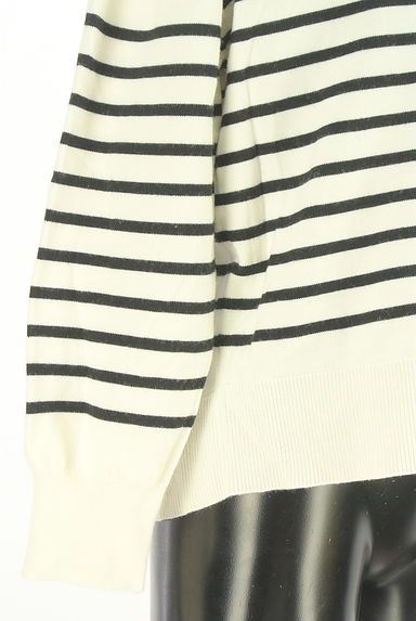 クリックで大画像表示 OPAQUE.CLIP(オペークドットクリップ)の古着「ボートネックパネルボーダーニット(ニット)」大画像5へ