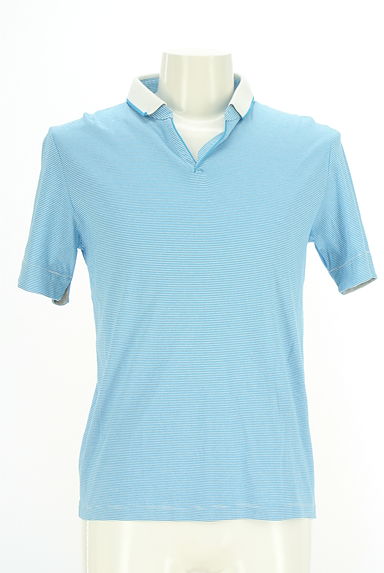 SHIPS（シップス）の古着「ボーダー柄半そでポロカットソー（ポロシャツ）」大画像１へ