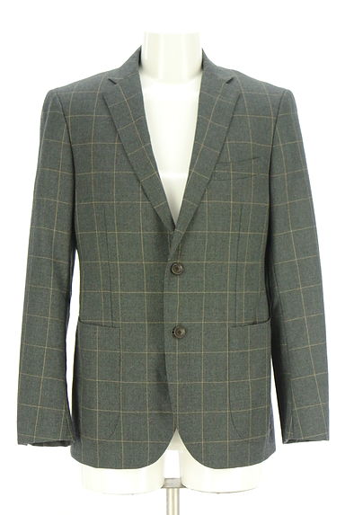 green label relaxing（グリーンレーベル リラクシング）の古着「ウィンドウペンチェック柄テーラードジャケット（ジャケット）」大画像１へ