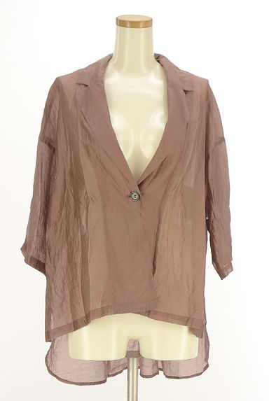 OSMOSIS（オズモーシス）の古着「loaf 半袖シアージャケット（ジャケット）」大画像１へ