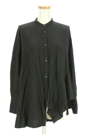 OSMOSIS（オズモーシス）の古着「イレギュラーヘムバンドカラーブラウス（ブラウス）」大画像１へ