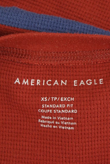 AMERICAN EAGLE（アメリカンイーグル）の古着「ボーダー柄ワッフルロンT（ニット）」大画像６へ