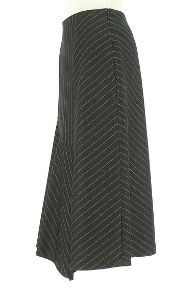 LAUTREAMONT（ロートレアモン）の古着「イレギュラーヘムストライプミモレスカート（スカート）」大画像３へ