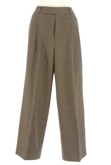 LAUTREAMONT（ロートレアモン）の古着「グレンチェック柄ワイドパンツ（パンツ）」大画像１へ