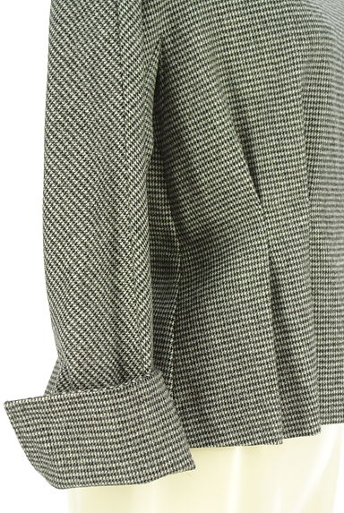 MOGA（モガ）の古着「ストール付きチェック柄ペプラムカットソー（カットソー・プルオーバー）」大画像５へ