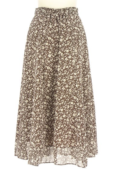 JUSGLITTY（ジャスグリッティー）の古着「小花柄ロングフレアスカート（ロングスカート・マキシスカート）」大画像２へ
